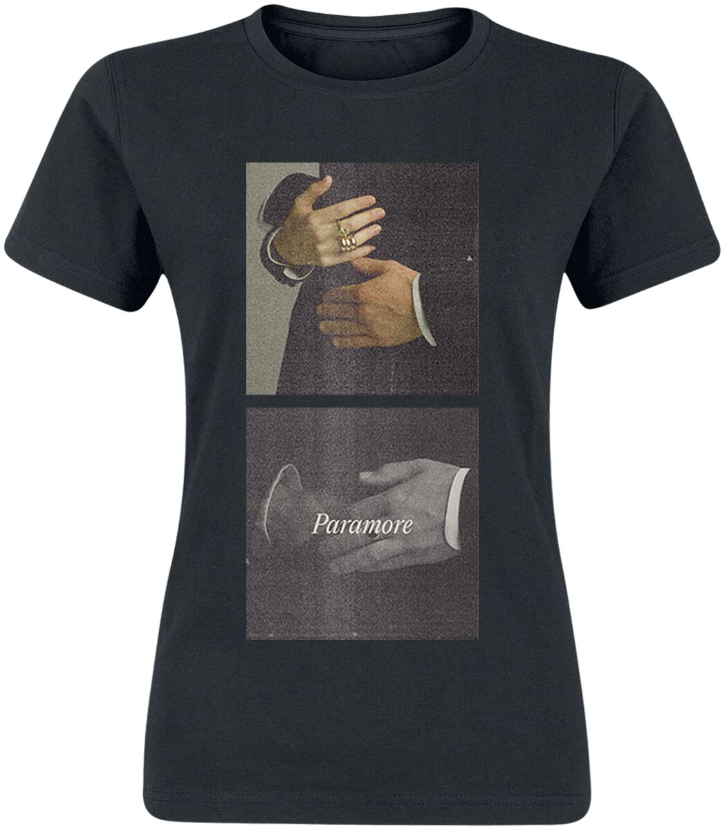 T-Shirt Manches courtes de Paramore - Group Hug Womens - S à XXL - pour Femme - noir