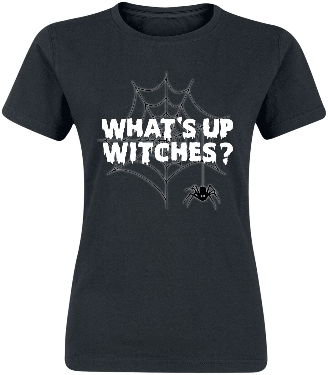 Sprüche What’s Up Witches? T-Shirt schwarz Sprüche What’s Up Witches? T-Shirt schwarz