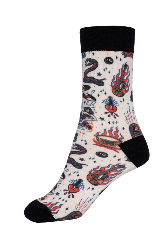 4065409322012 - Rock´n Roll Socks Socken multicolor in EU 43-46
