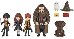 Wizarding World - Minifiguren Geschenkset mit Harry, Hermine, Ron und Hagrid, Harry Potter, Sammelfiguren