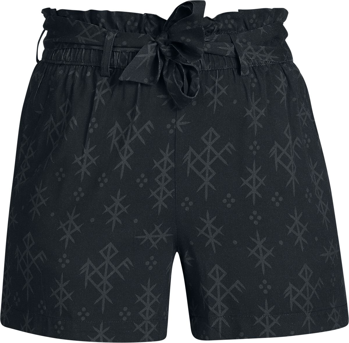 Levně Black Premium by EMP Paperbag šortky Pagan Roots Dámské šortky černá