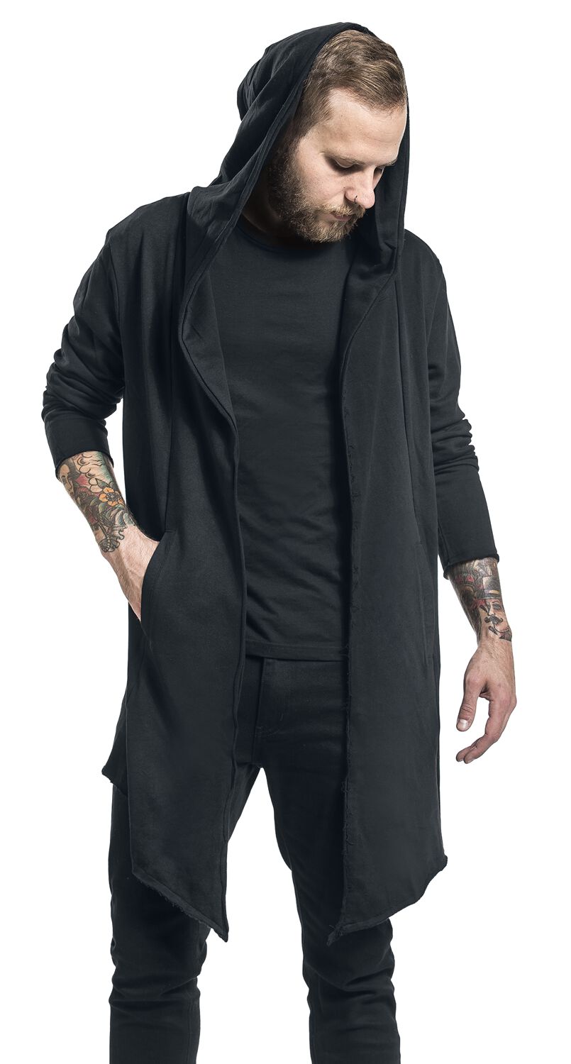 Urban Classics Long Hooded Cardigan Herren Sweatshirt Long
