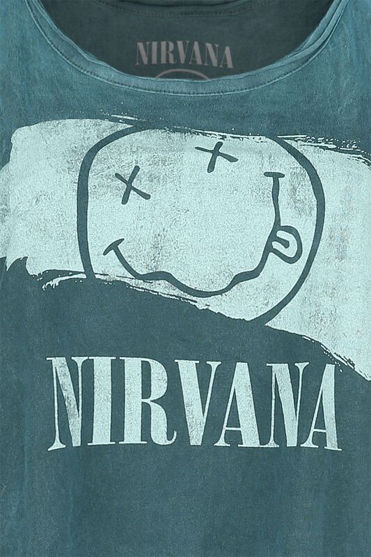 Band Merch Bekleidung Paint Stone | Nirvana Top