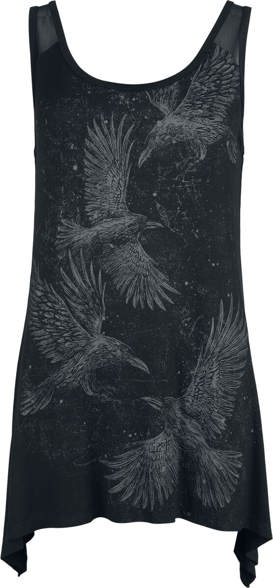 Top - Beaks, Claws & Skulls - S - für Damen - Größe S - schwarz - Frauen - female