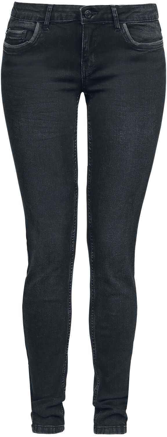 Image of Jeans di Noisy May - Eve Pocket Piping Jeans - W25L30 a W29L32 - Donna - nero