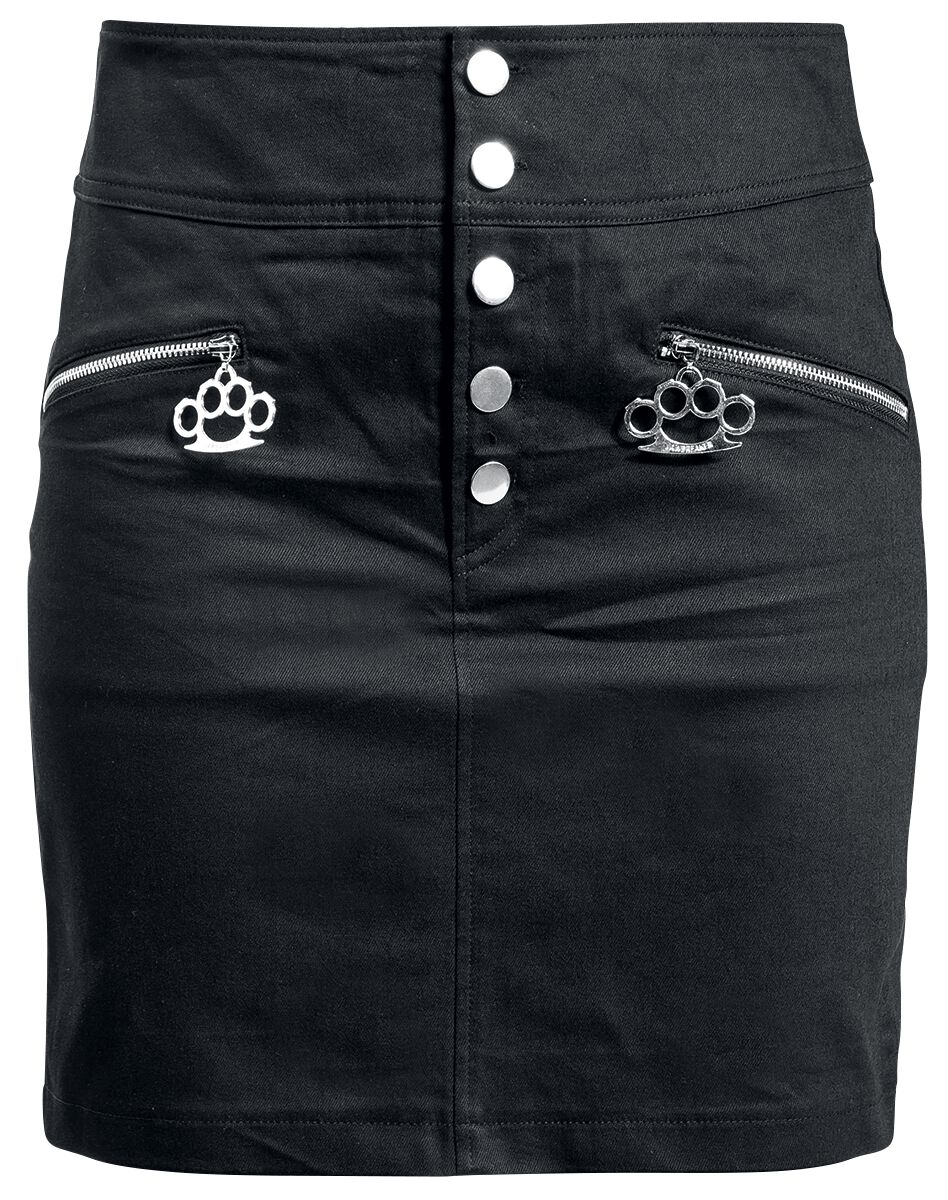 Jupe courte Gothic de Jawbreaker - Twill Mini Skirt - XS à XL - pour Femme - noir
