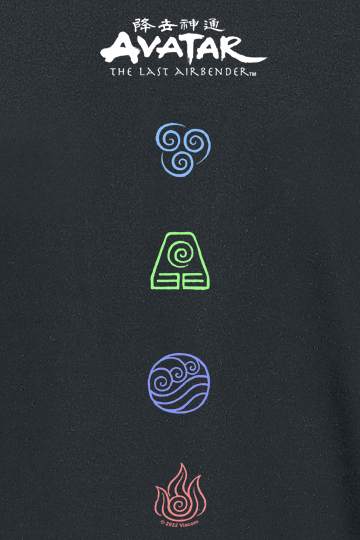 0199756923951 - Symbole T-Shirt schwarz in XL