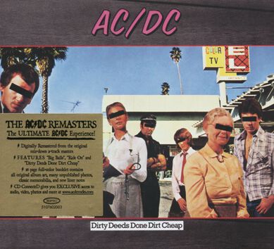 Image of AC/DC Dirty deeds done dirt cheap CD Standard
