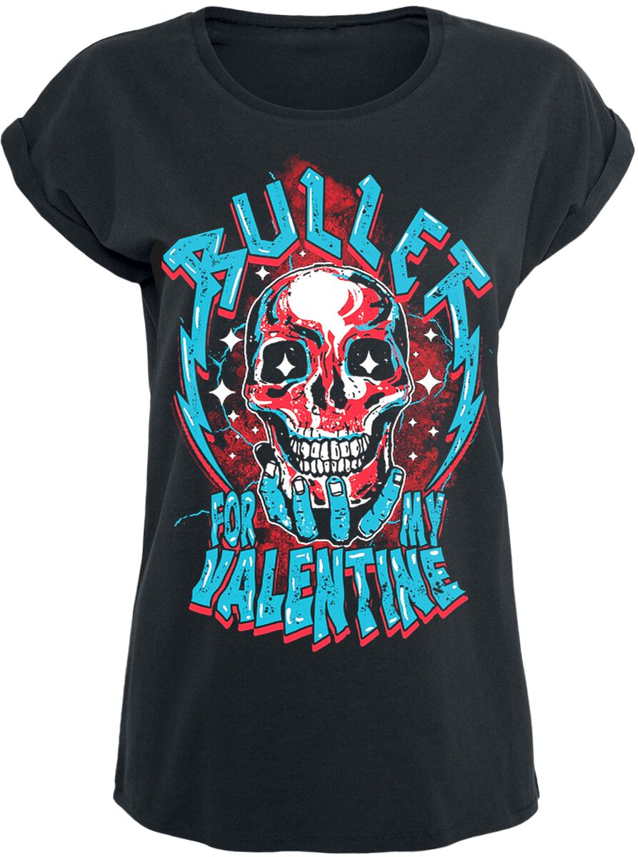 Bullet For My Valentine Crystal Skull T-Shirt black