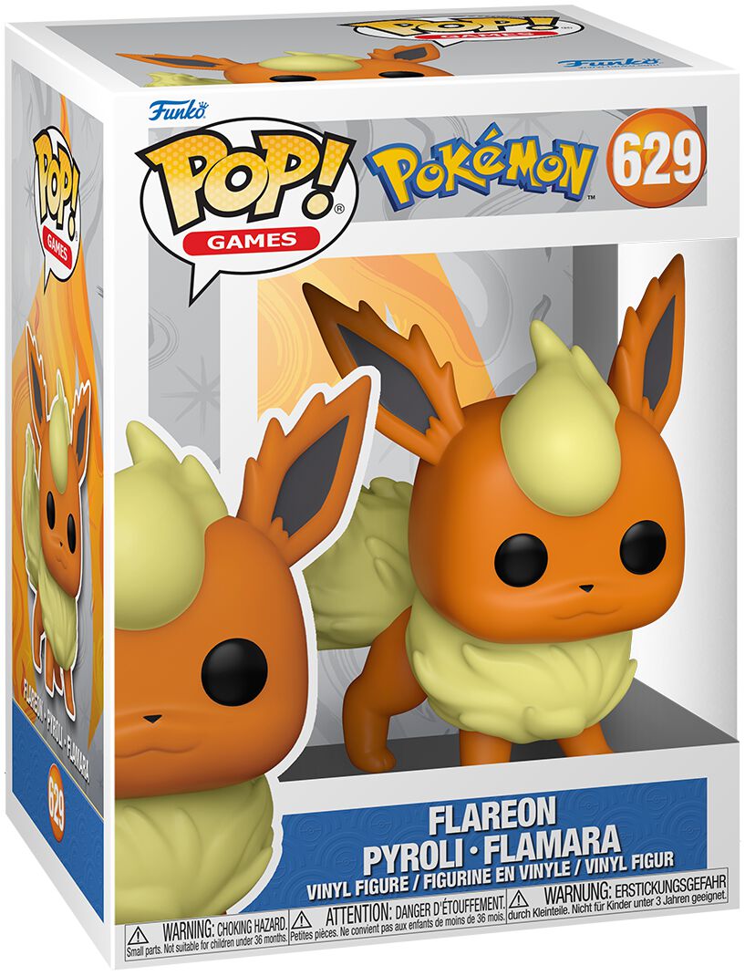 Pokémon Flareon Vinyl Figur 629 Funko Pop! multicolor
