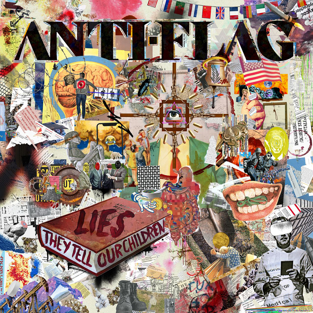 Anti-Flag Lies they tell our children LP farbig