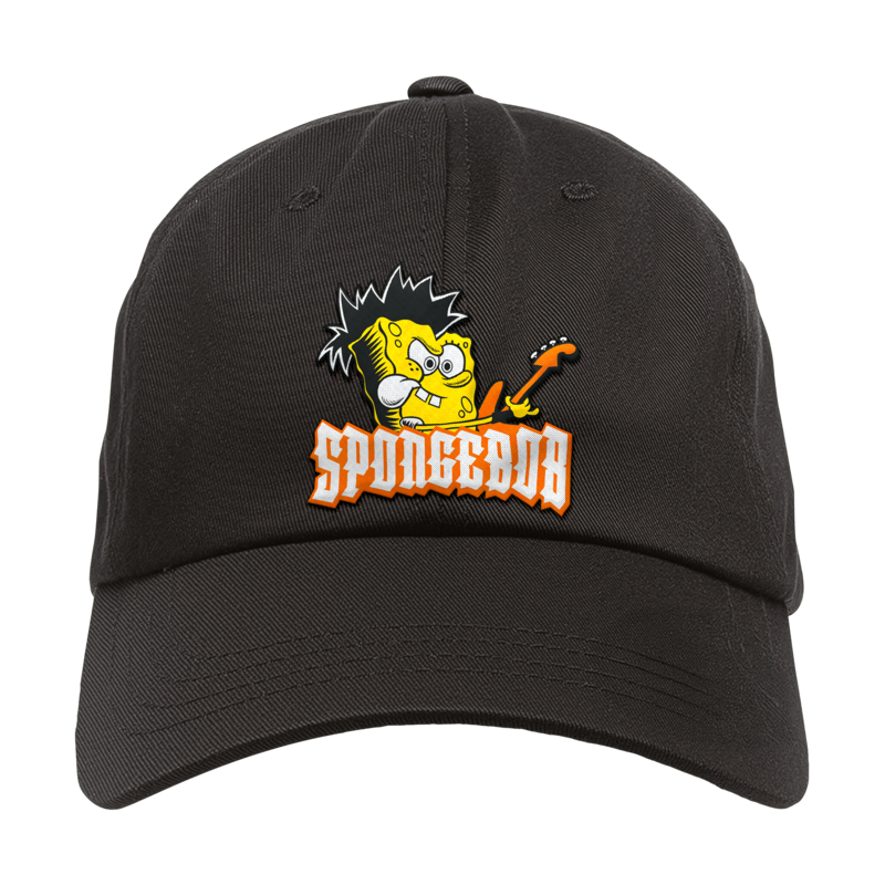 SpongeBob SquarePants  Cap - SpongeBob - Guitar - for Children - black