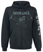 Bunda Metallica s kapucňou pre mužov