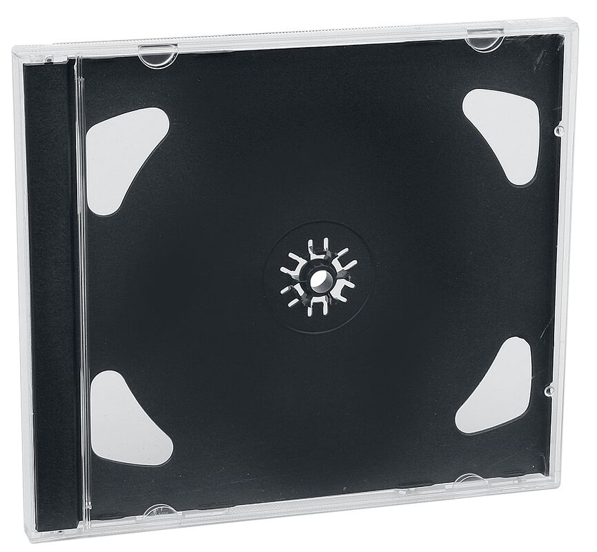 Jewel  Case Doppel-CD-Hülle mit schwarzem Tray