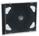 Jewel  Case Doppel-CD-Hülle mit schwarzem Tray, Jewel  Case, CD-Hülle