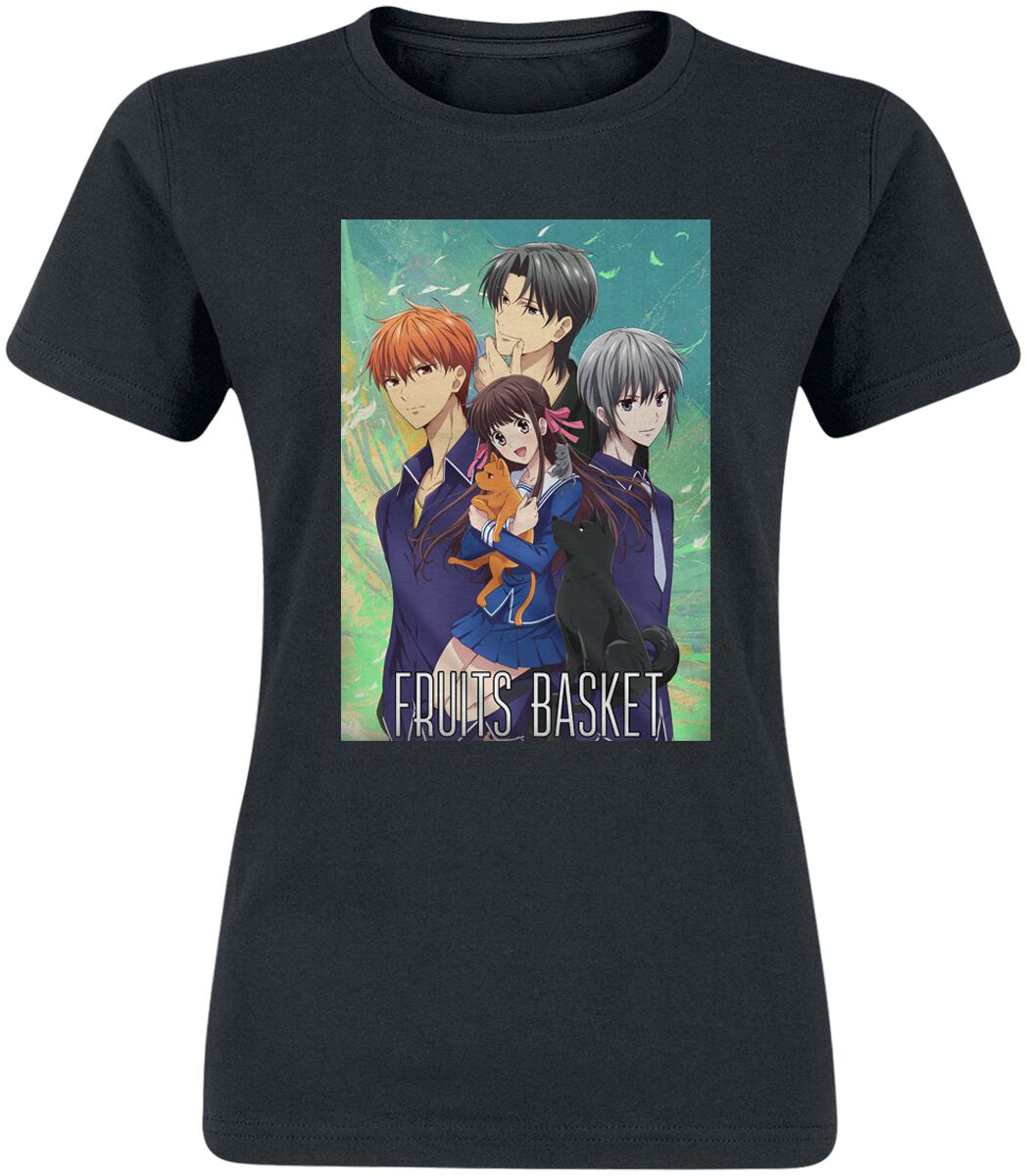 Fruits Basket Zodiac Animals T-Shirt schwarz – 43.20% Rabatt