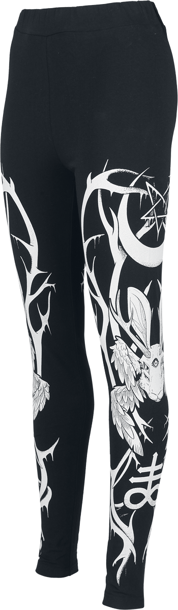 4068143318358 - Occult Horror Leggings multicolor in S 4068143318358 - Occult Horror Leggings multicolor in S