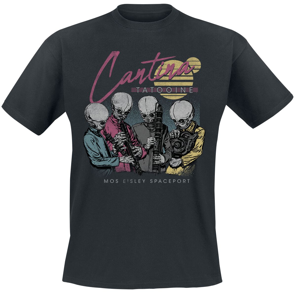 Star Wars T-Shirt - Cantina Miami - S bis 4XL - für Männer - Größe XL - schwarz  - EMP exklusives Merchandise!