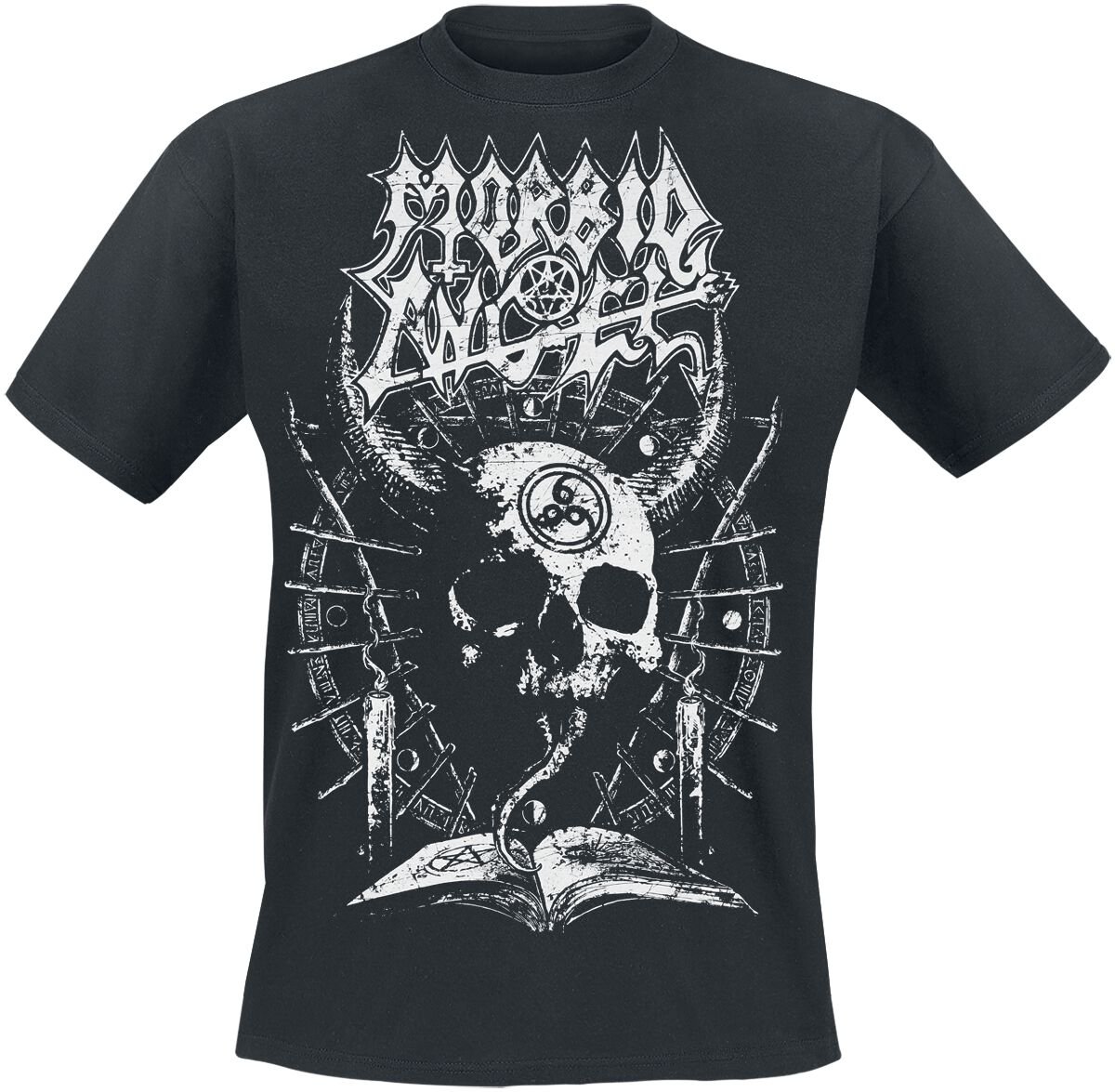 Morbid Angel T-shirt - Horned Skull - S till XXL - Herrer - sort