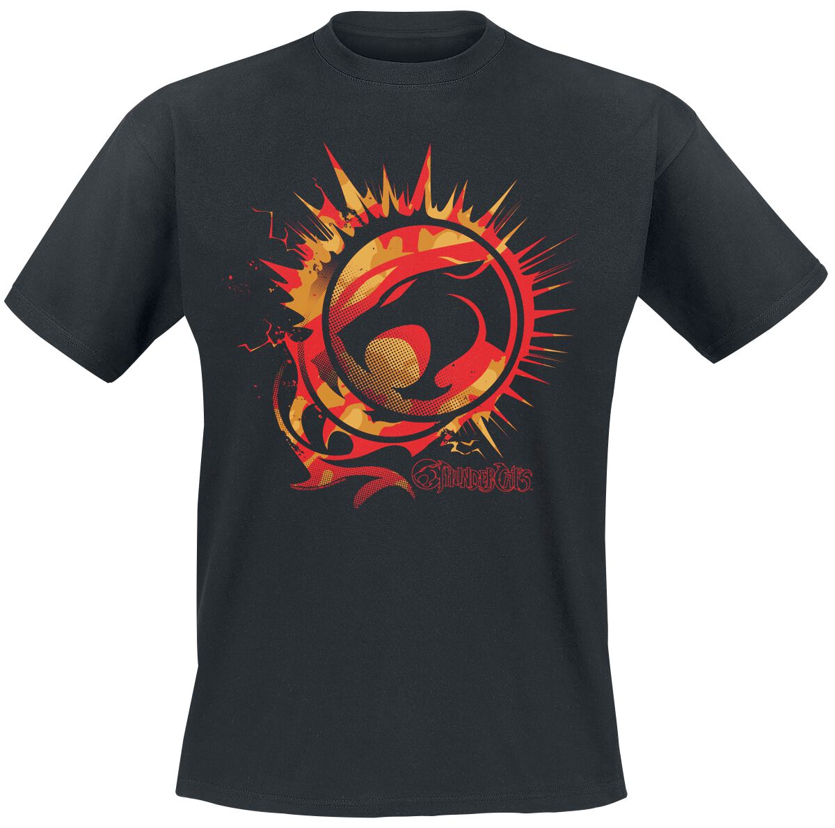 Thundercats Flare Circle Logo T-Shirt schwarz Thundercats Flare Circle Logo T-Shirt schwarz