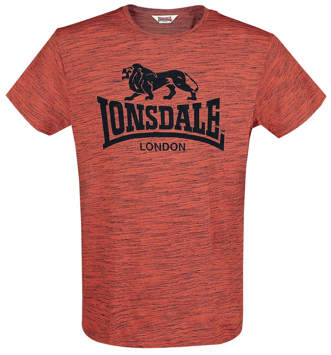 Lonsdale London T-Shirt - Gargrave - S bis XL - für Männer - Größe XL - orange/schwarz