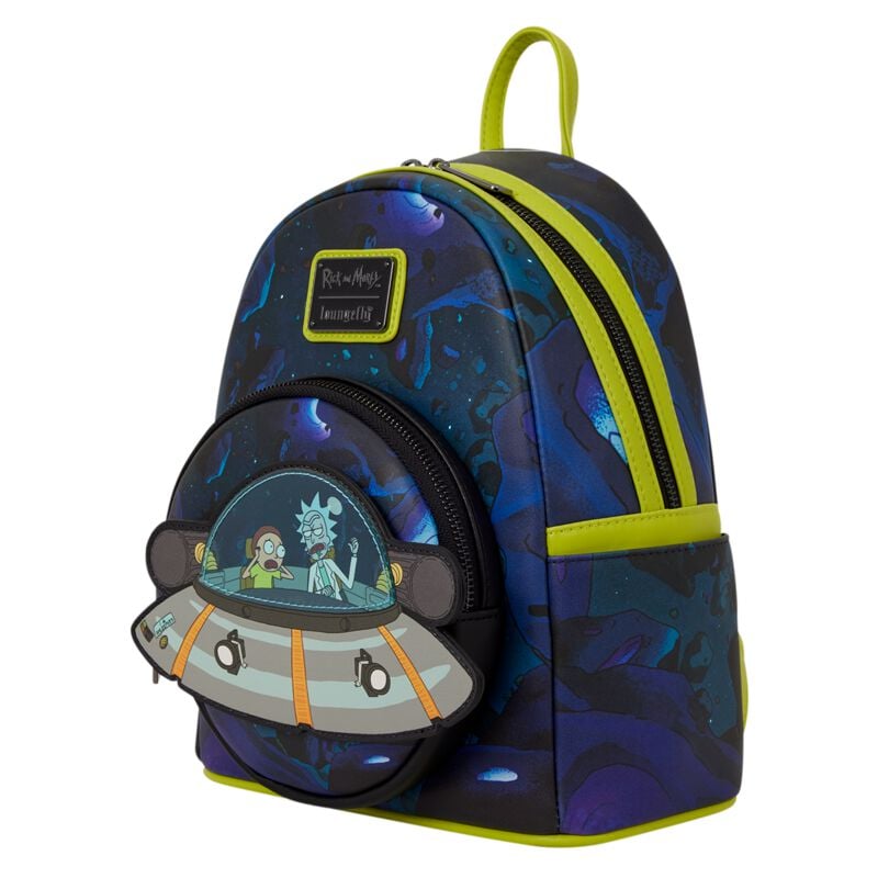Rick And Morty Mini-Rucksack - Loungefly - Space Cruiser - multicolor  - Lizenzierter Fanartikel