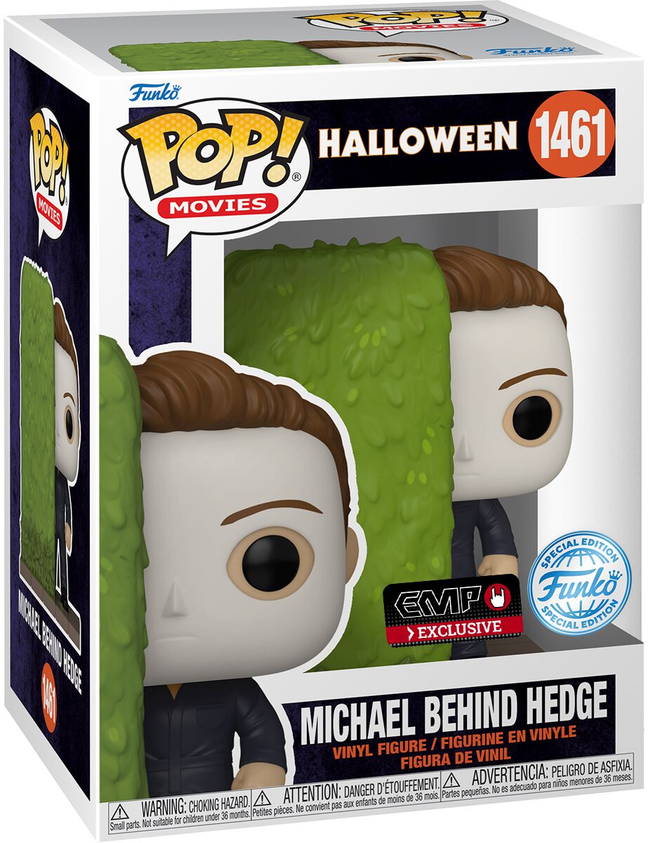 Halloween - Michael Behind Hedge Vinyl Figur 1461 - Funko Pop! Figur - multicolor - EMP Exklusiv!