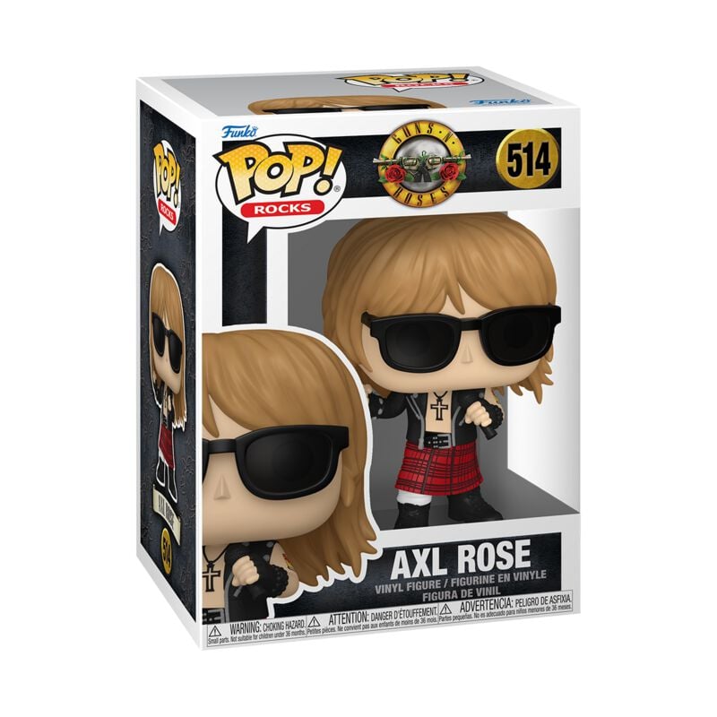 Guns N' Roses Standard - Axl Rose (Pop!Rocks) Vinyl Figur 514 - Funko Pop! - Funko Shop Europe