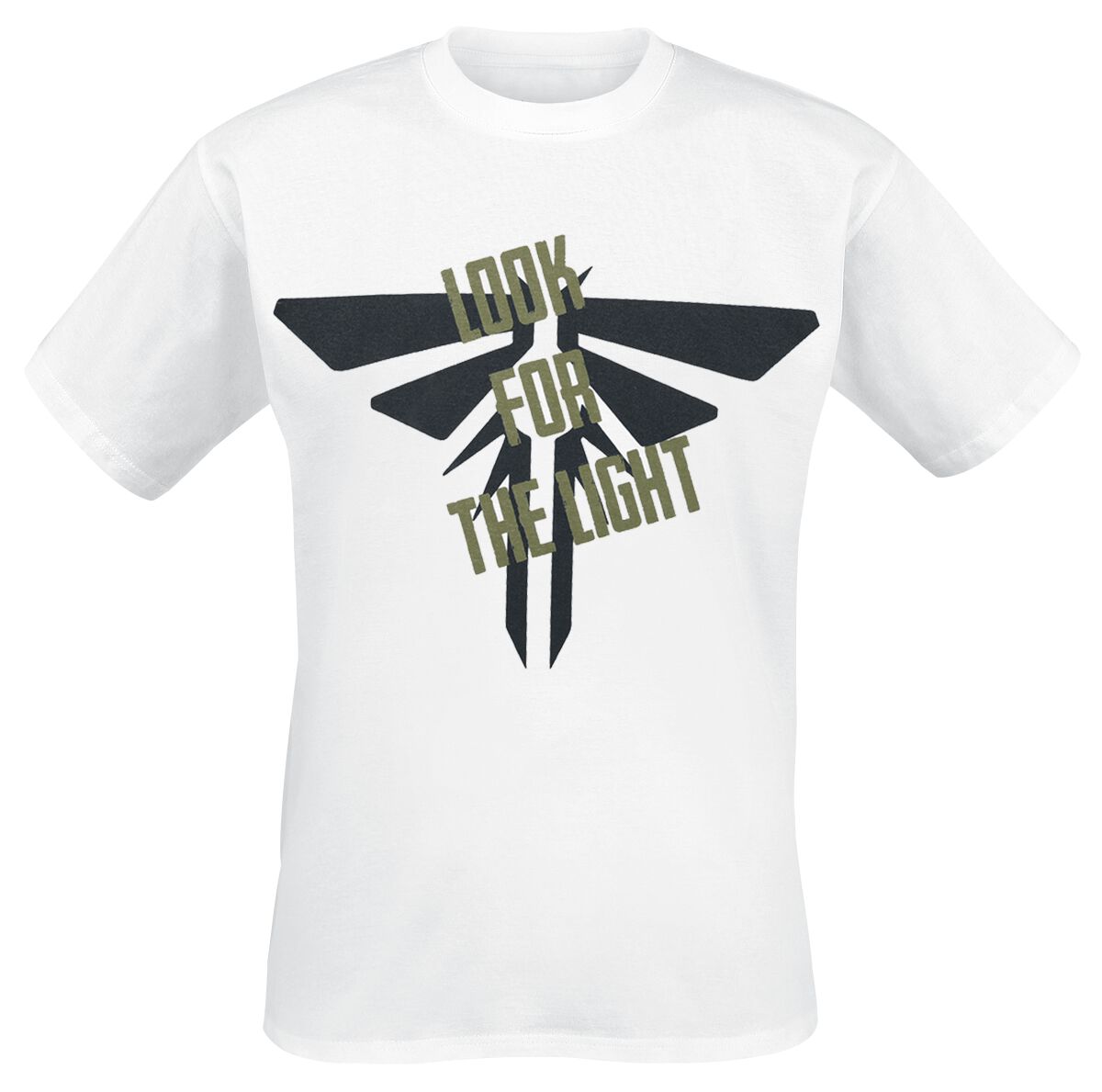 Fire Fly Design T-Shirt weiß von The Last Of Us