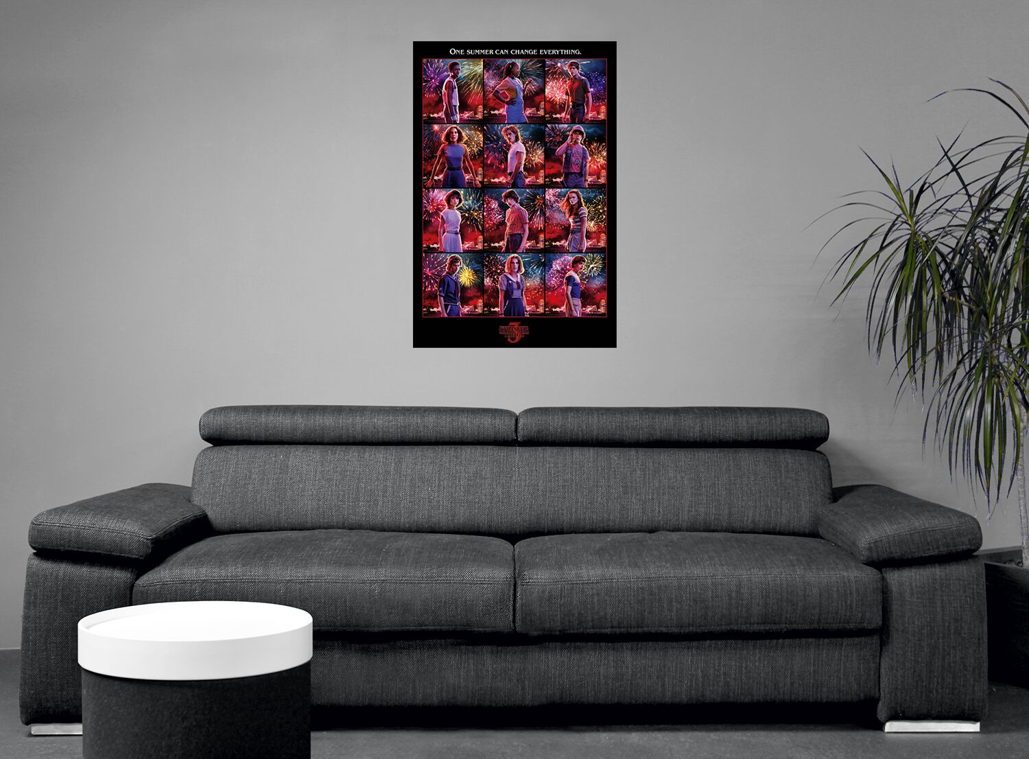 Season 3 Character Montage Stranger Things Poster Emp