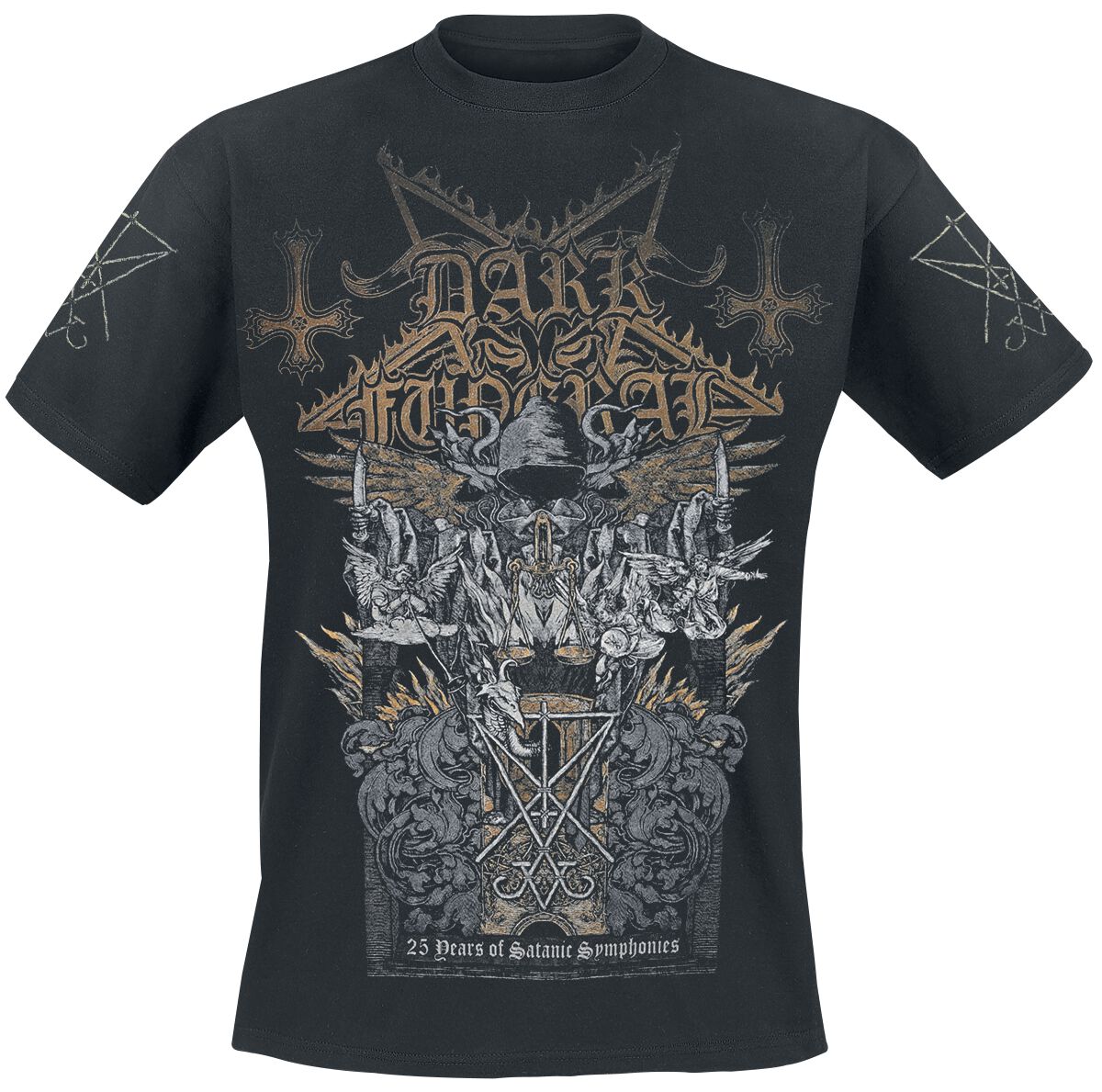 Image of Dark Funeral 25 Years Of Satanic Symphonies T-Shirt schwarz