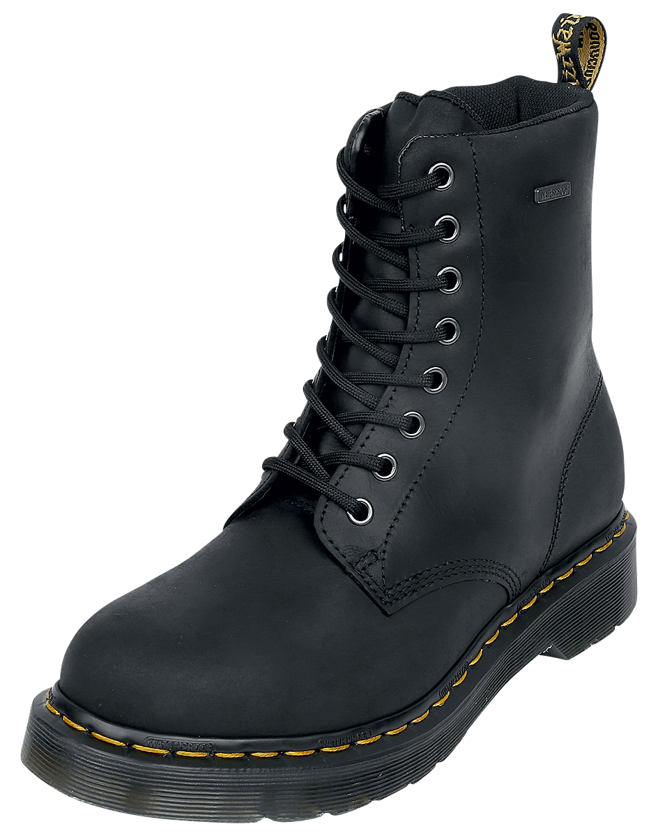 Dr. Martens - 1460 W WP Republic Waterproof - Boots - black at Fashion Geek