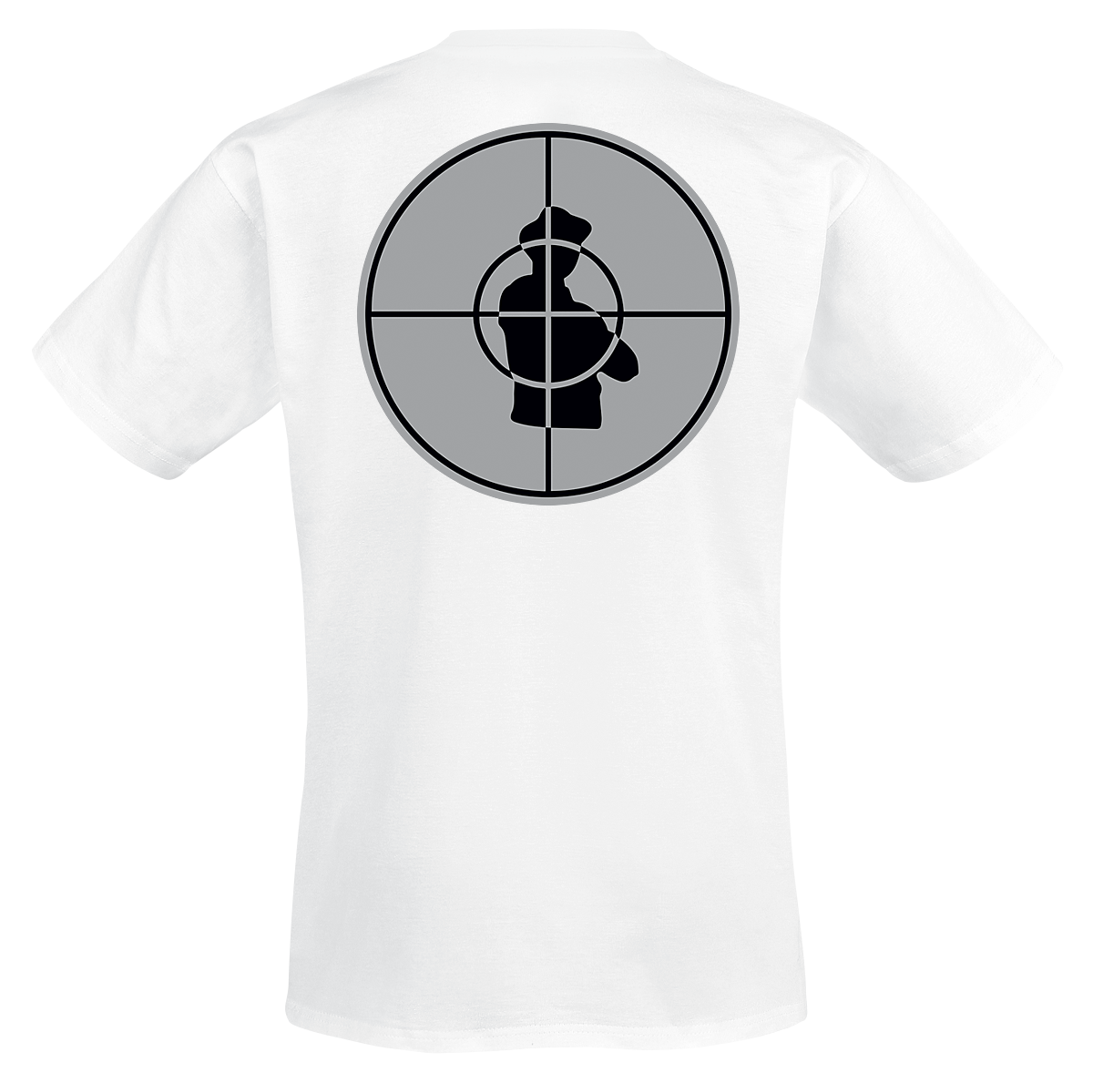 Public Enemy Enemy Target T-Shirt weiß