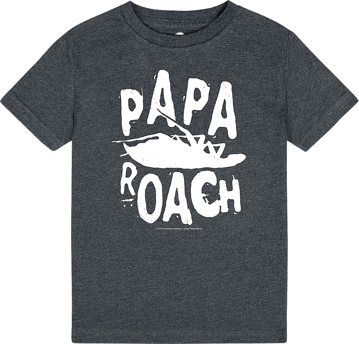Papa Roach Metal-Kids – Logo/Roach T-Shirt charcoal Papa Roach Metal-Kids – Logo/Roach T-Shirt charcoal