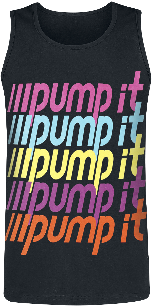 Electric Callboy  Tanktop - Pump It 2.0 Multi Colour - for Men - black