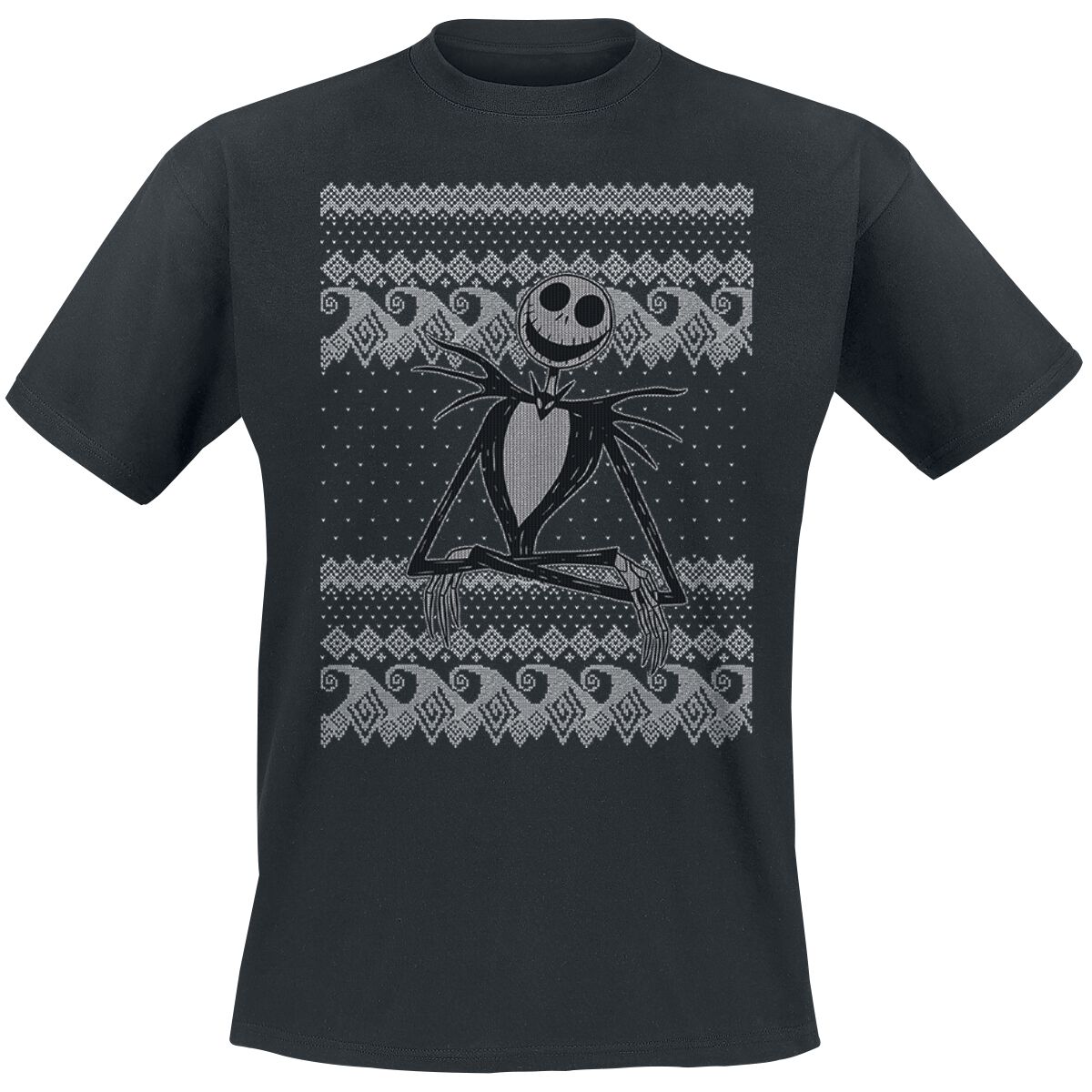 The Nightmare Before Christmas Jack Intrasia T-Shirt schwarz