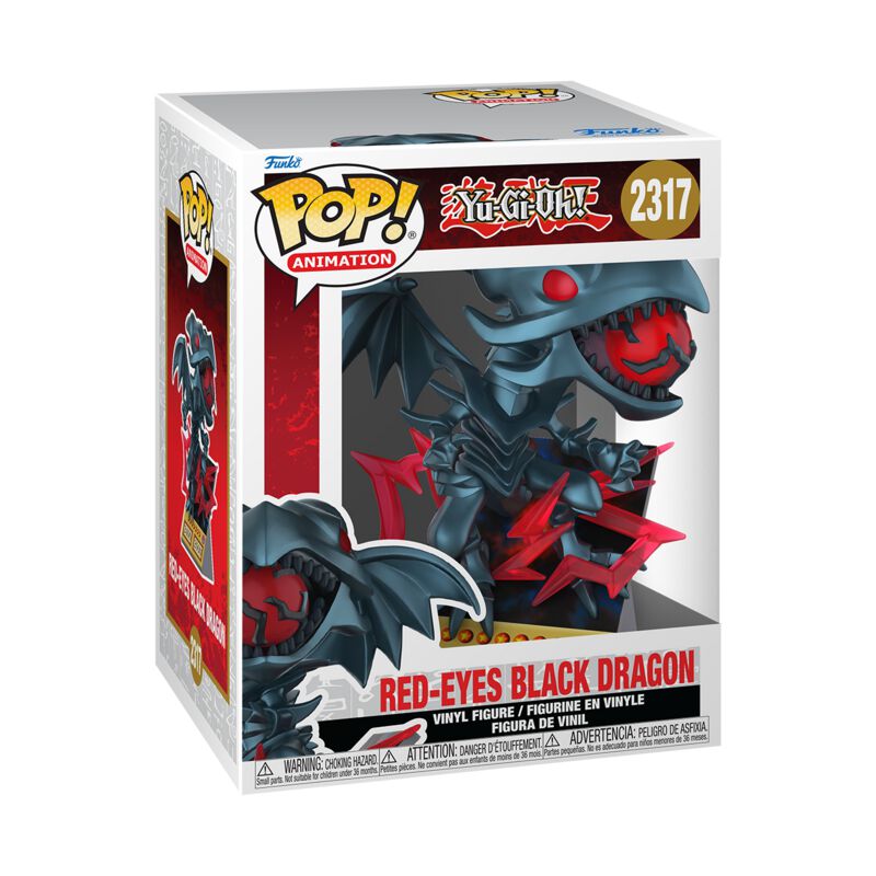 Red Eyes Black Dragon (Card) (Pop!Animation) Vinyl Figur 2317 - Funko Pop! Figur - Funko Shop Deutschland - Lizenzierter Fanartikel - None - unisex