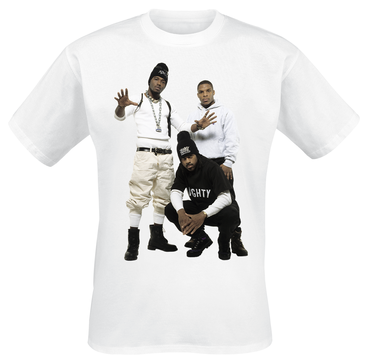 Naughty by Nature - Group Photo - T-Shirt - weiß