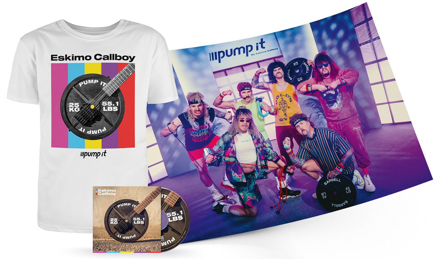 Image of Eskimo Callboy Pump it CD & T-Shirt (S) Standard