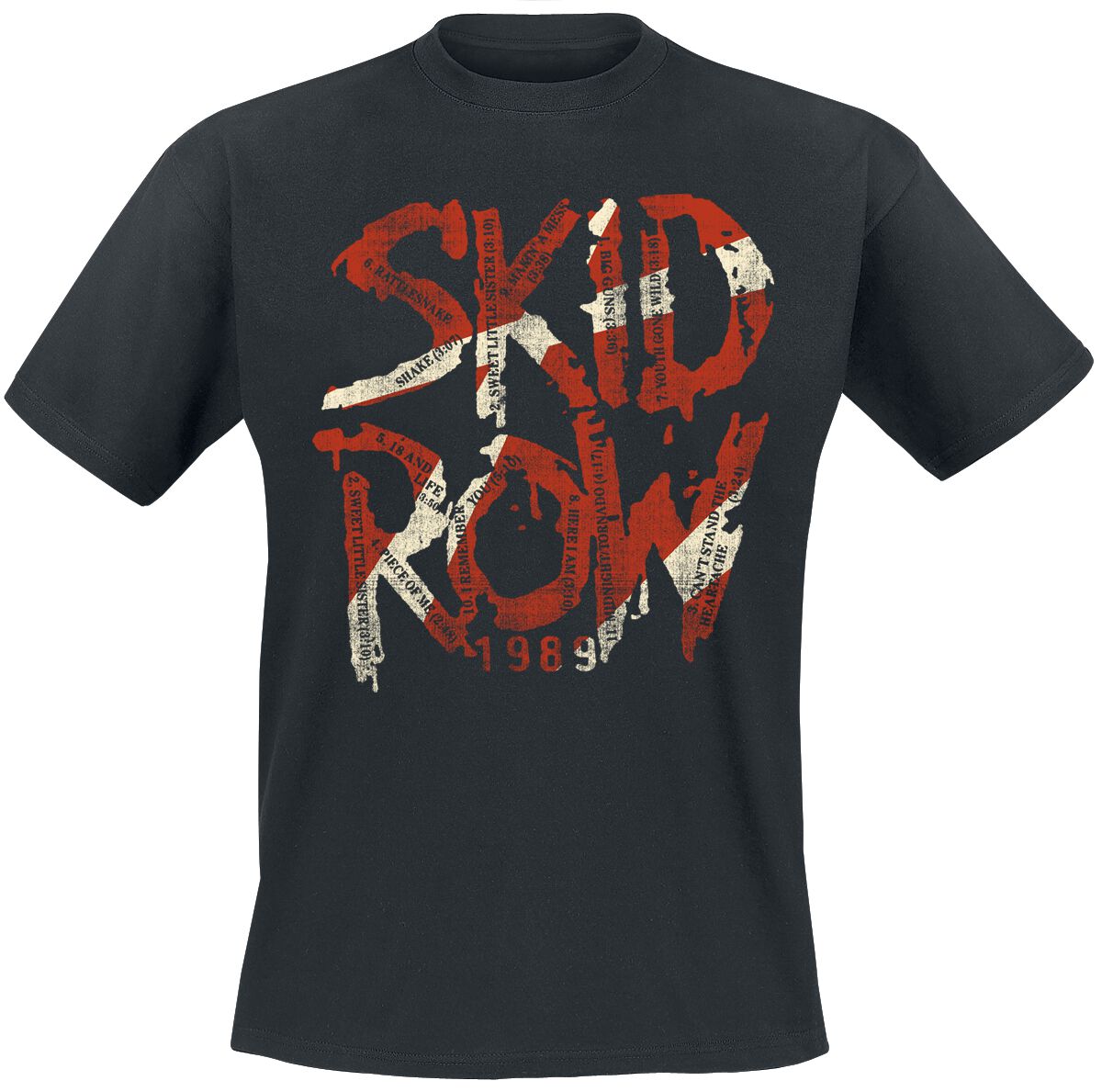 Skid Row 1989 T-Shirt schwarz