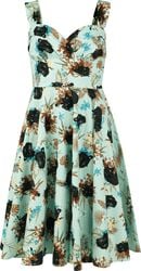 Fast ausverkauft Neu 89,99 € Panther Dress Hell Bunny Mittellanges Kleid