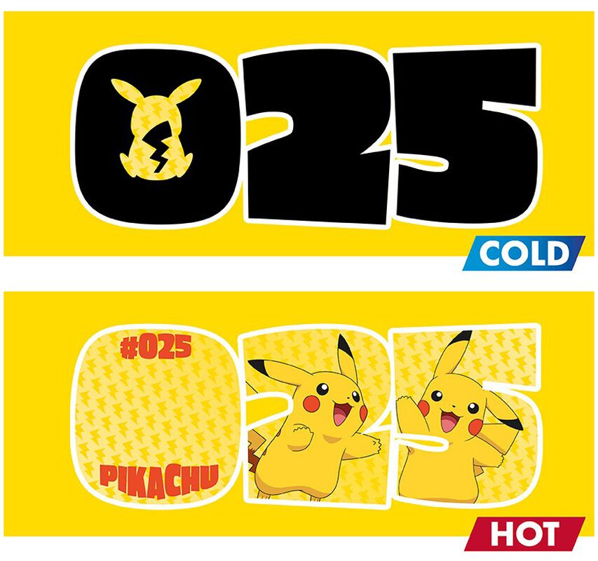 Wohnen & Freizeit Wohnaccessoires Pikachu 25 - Tasse mit Thermoeffekt | Pokémon Tasse