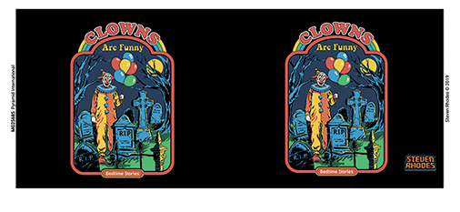 Steven Rhodes Clowns Are Funny Tasse multicolor - 38.49% Rabatt