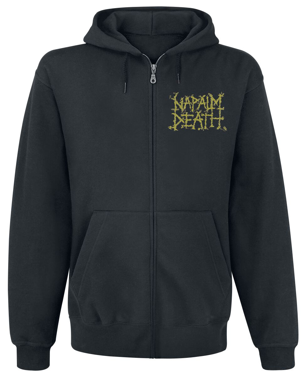 Napalm Death Chaos Hooded zip black
