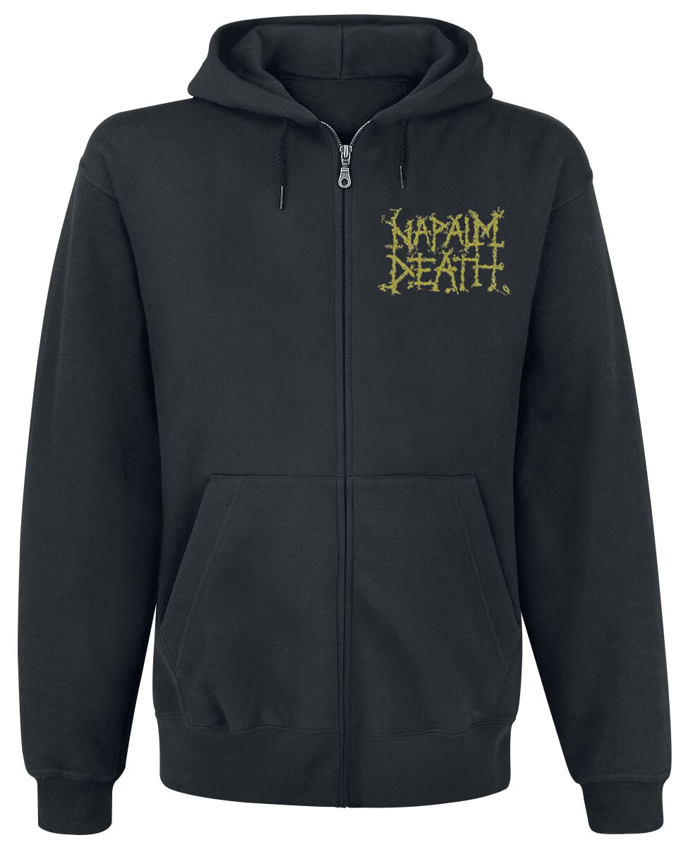 Napalm Death Chaos Kapuzenjacke schwarz