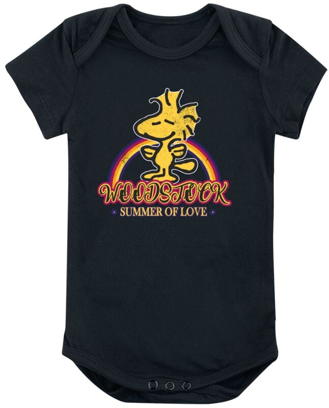 4250979886679 - Woodstock - Piece Love And Music Body schwarz in 50 56