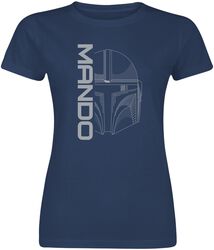 The Mandalorian - Mando Vertical, Star Wars, T-Shirt