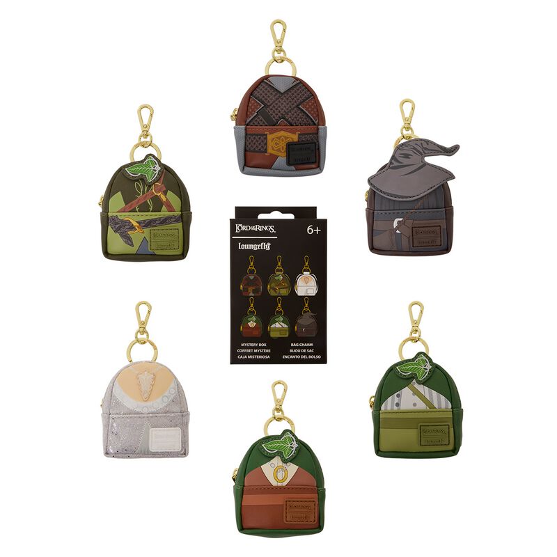 Der Herr der Ringe Schlüsselanhänger - Loungefly - Mystery Mini Backpack - multicolor  - Lizenzierter Fanartikel