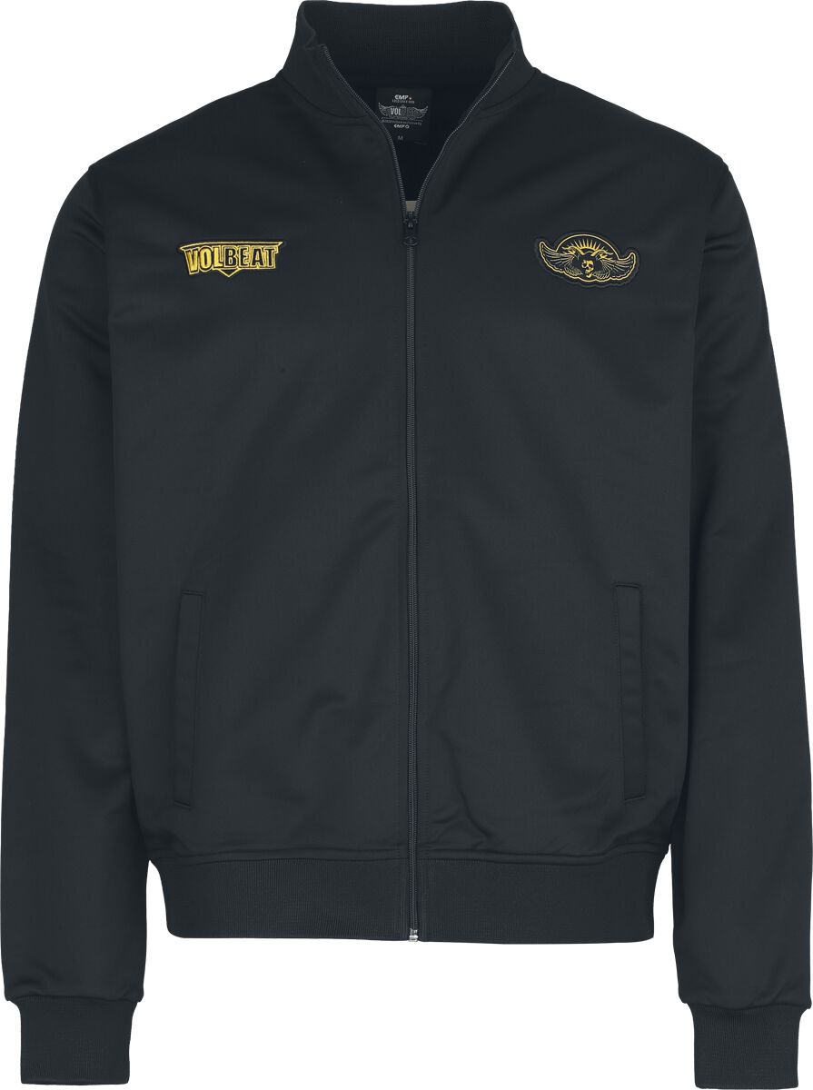 Levně Volbeat Soccer Trackjacket Tepláková bunda černá