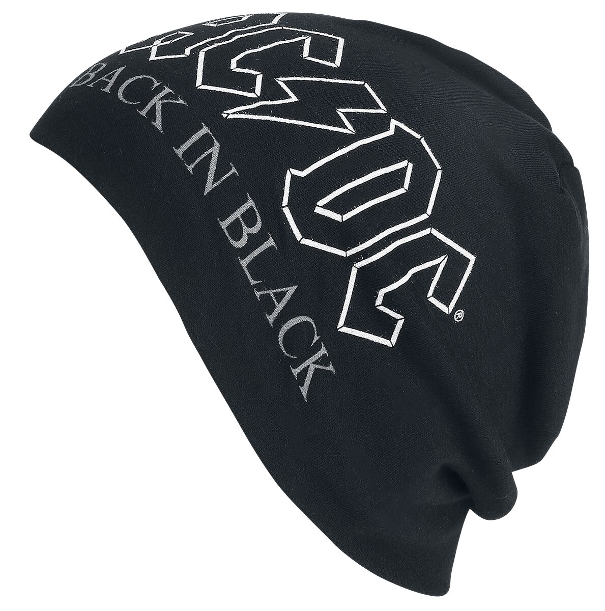 Back In Black Light Beanie Mütze schwarz von AC/DC